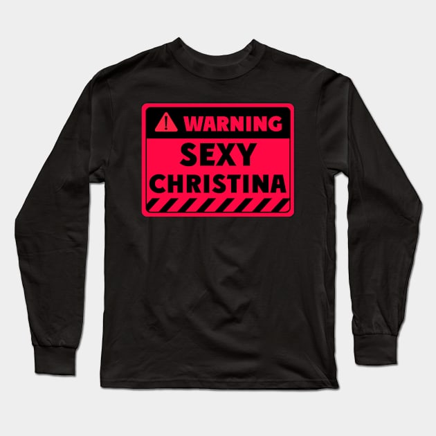 sexy Christina Long Sleeve T-Shirt by EriEri